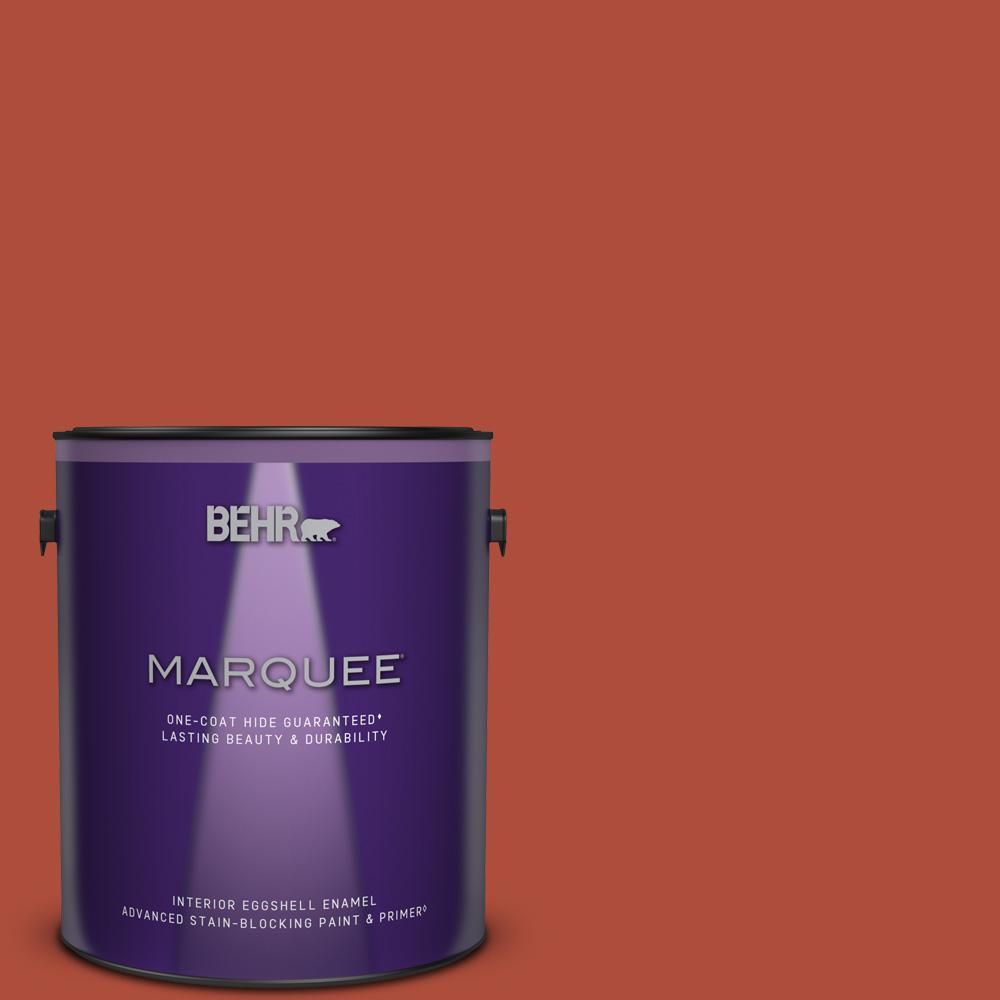 1 gal. #MQ4-35 Torch Red One-Coat Hide Eggshell Enamel Interior Paint and Primer in One
