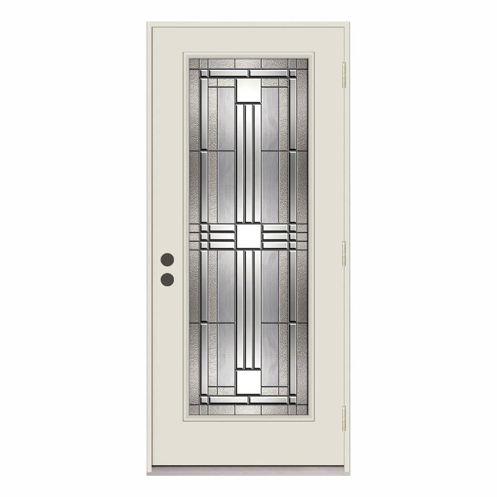 Jeld Wen 36 In X 80 In Full Lite Cordova Primed Impact Rated