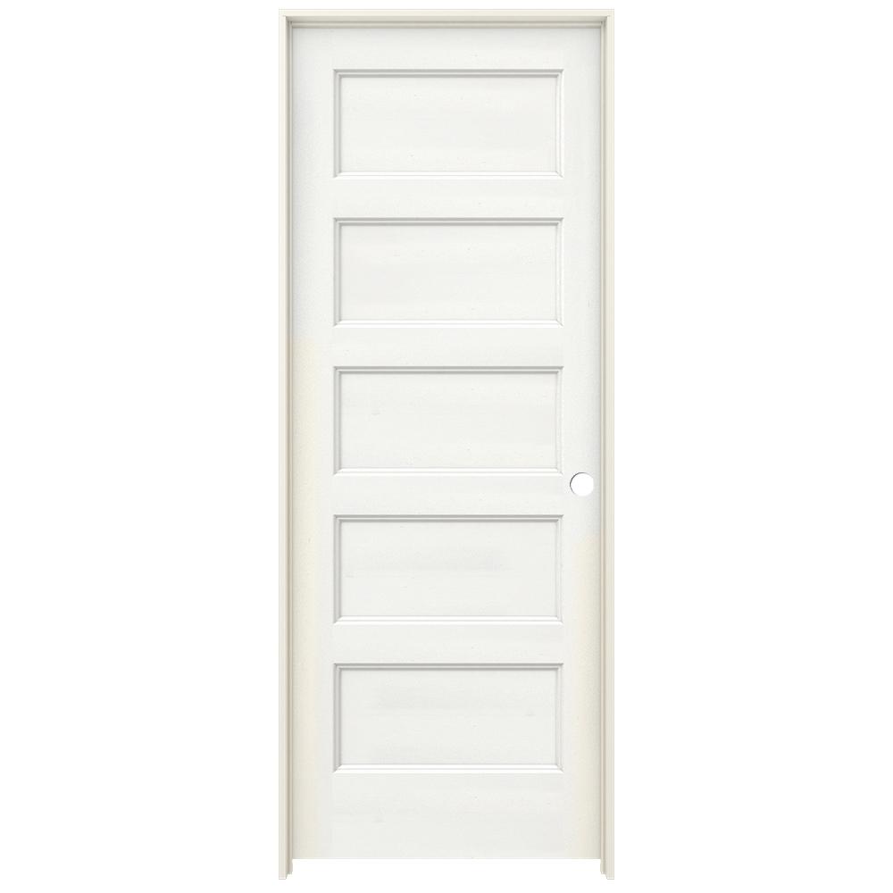 5 Panel Prehung Doors Interior Closet Doors The Home Depot