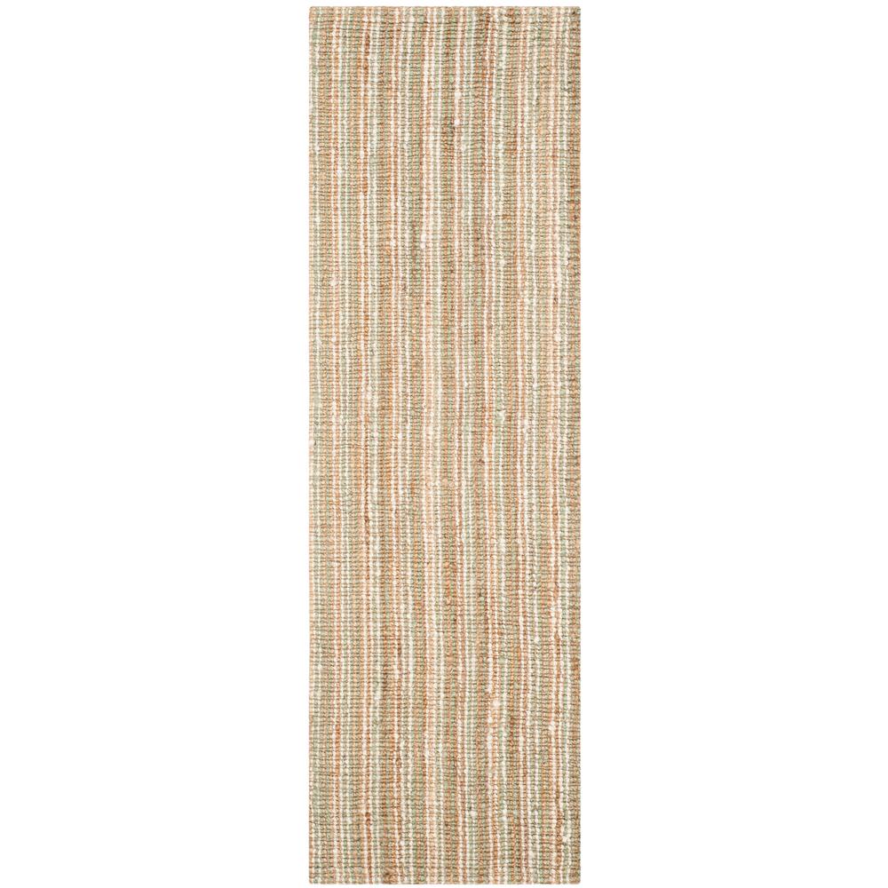 Safavieh Natural Fiber Sage/Beige 3 ft. x 6 ft. Runner RugNF447S26