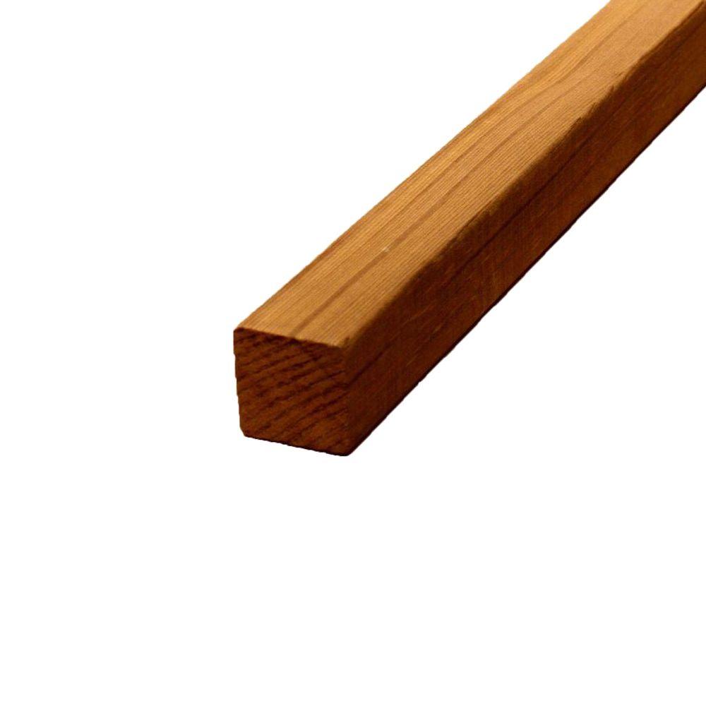 2 in. x 2 in. x 12 ft. S4S Clear Cedar LumberST0510824 The Home Depot