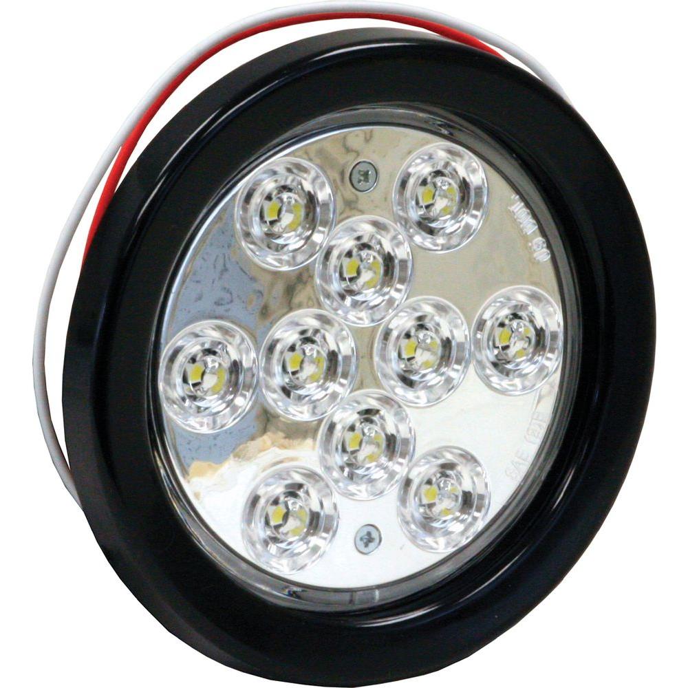 Ers Products Company 4 In Clear Round Backup Light Kit With 10 Clear Round Backup Light Kit