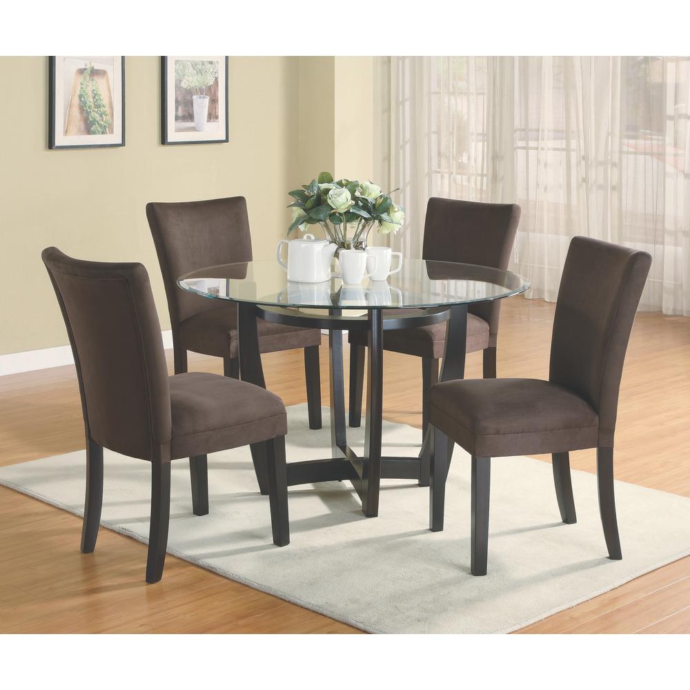 Coaster Bloomfield Collection Chocolate Parson Chair Set Of 2 Coaster Bloomfield Collection Chocolate Parson Chair Set Of 2