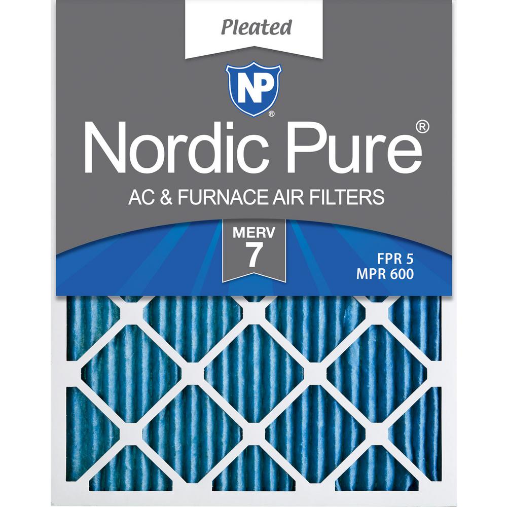Nordic Pure 20x30x1 MPR 1500 Healthy Living Ultra Allergen Reduction Replacement AC Furnace Air Filters 2 Pack