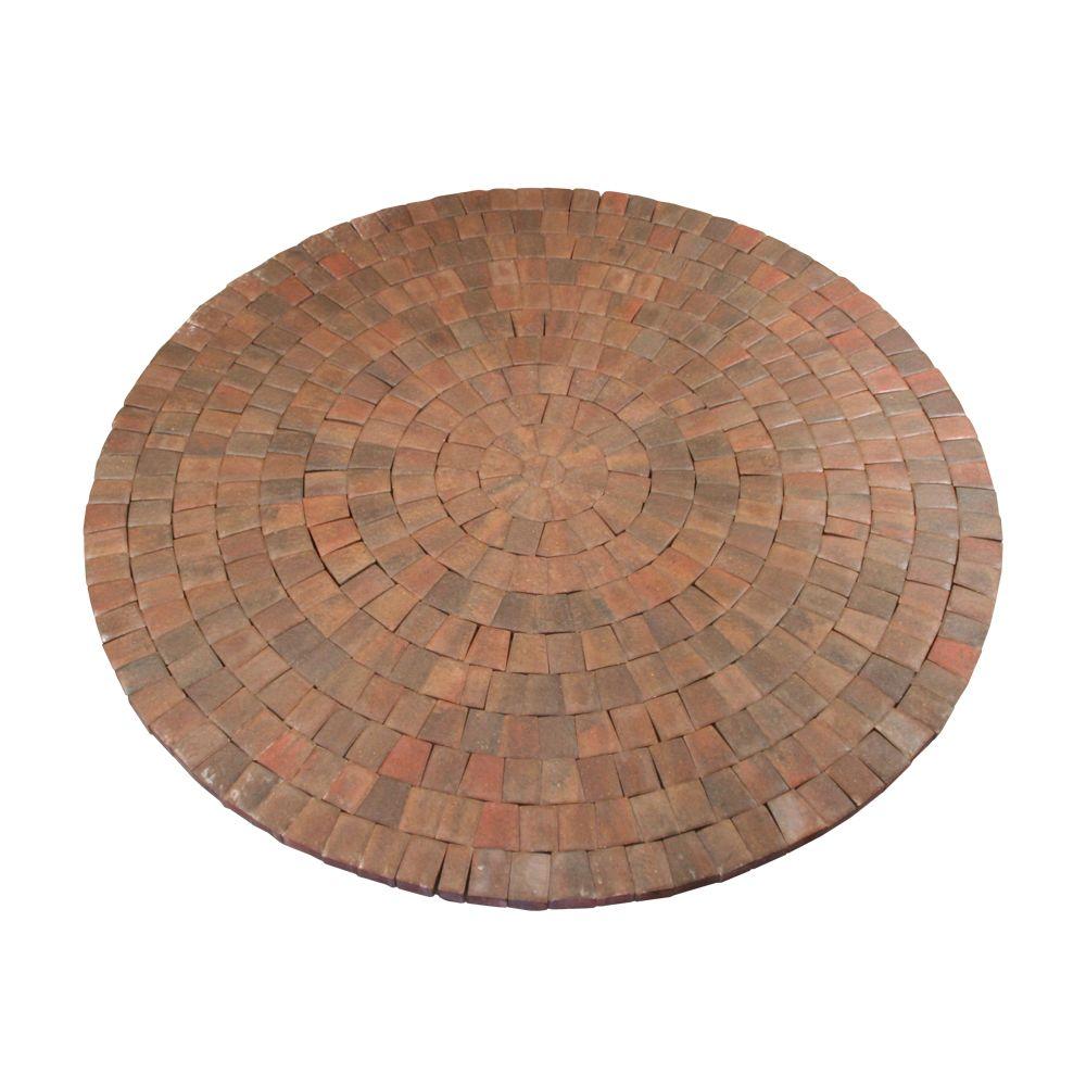 Anchor 9 ft. x 9 inch Autumn Blend Dutch Cobble Concrete Paver Circle Kit by Anchor