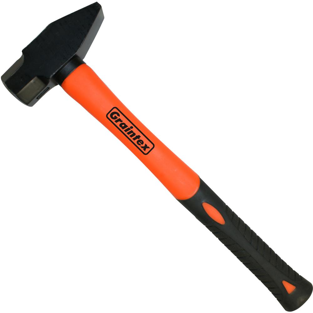 Graintex 4 lbs. Hand Drill Hammer with 16 in. Fiberglass Handle-CH1664 ...