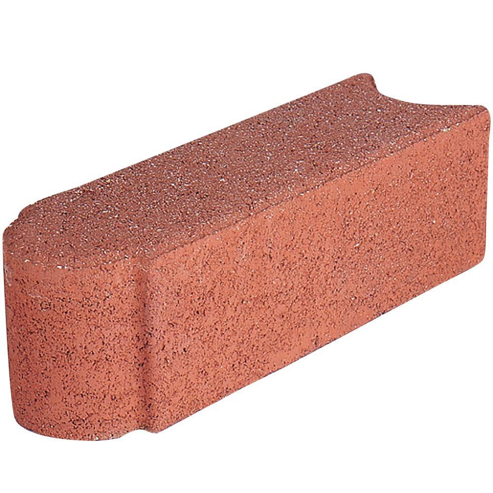 Pavestone Edgestone 12 in. x 3.5 in. x 3.5 in. River Red Concrete Edger