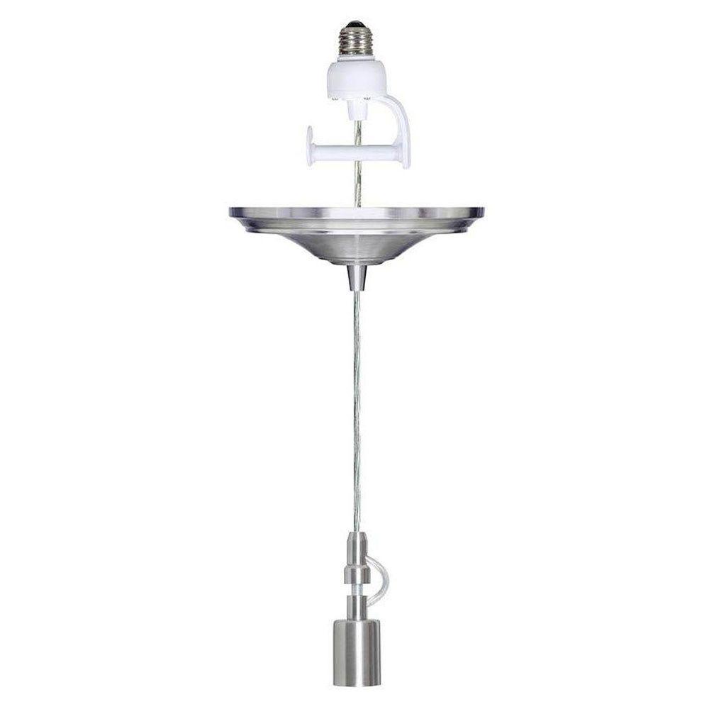  Home  Decorators  Collection  8 in Brushed Nickel Pendant 