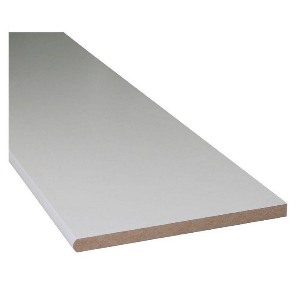 3/4 in. x 111/4 in. x 8 ft. Primed Shelving MDF Board83419 The Home