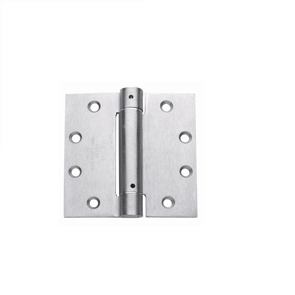 3 x DOOR HINGES FIRE RATED Self Closing Single Action Adjustable Spring CHROME 3 x DOOR HINGES FIRE RATED Self Closing Single Action Adjustable Spring CHROME