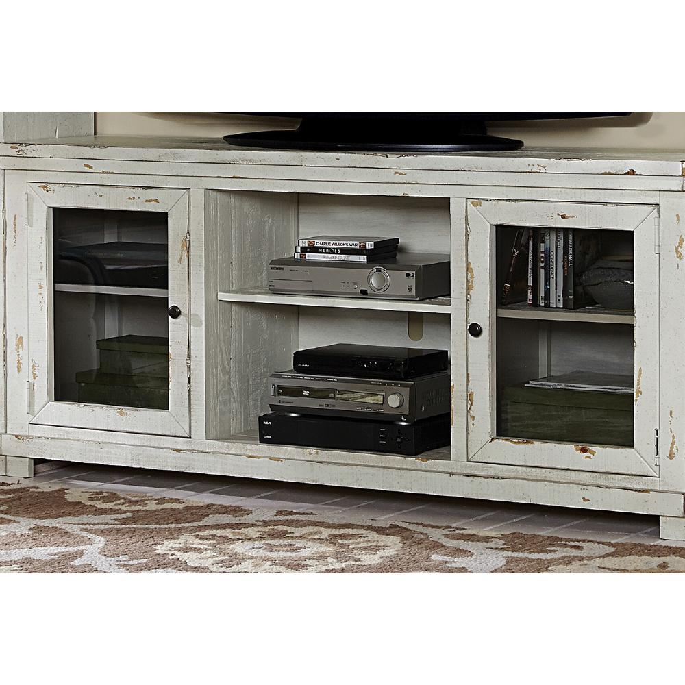 Progressive Furniture Willow 68 In Distressed White Entertainment Progressive Furniture Willow 68 In