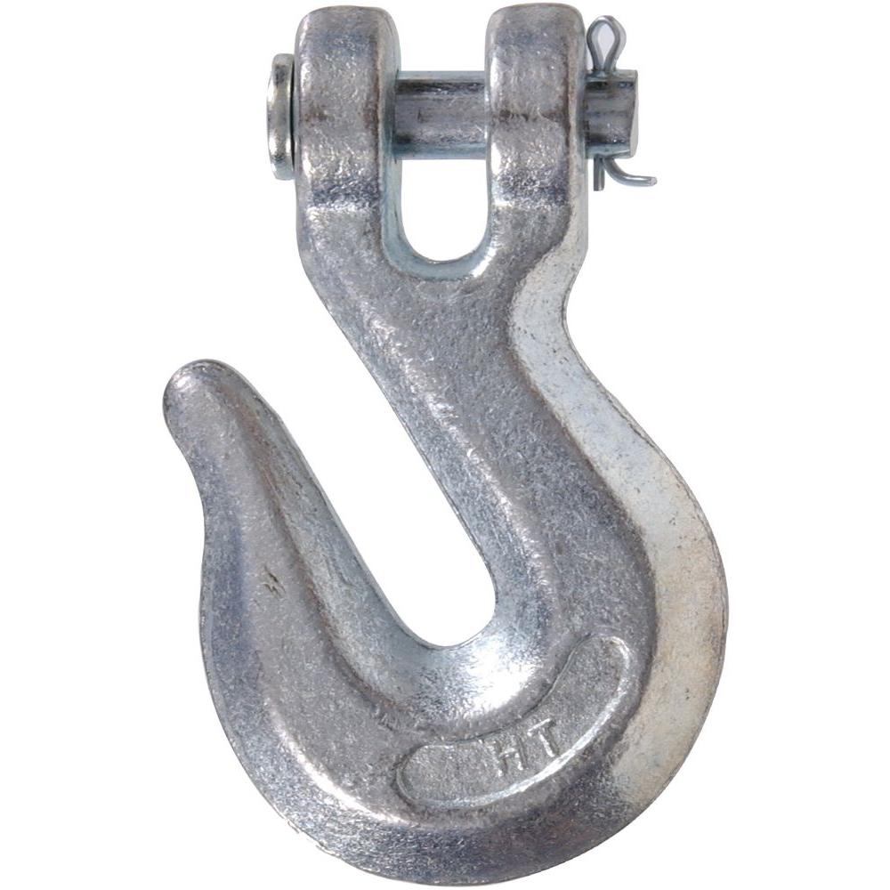 Hardware Essentials 1/4 in. ZincPlated Steel Chain Hook with