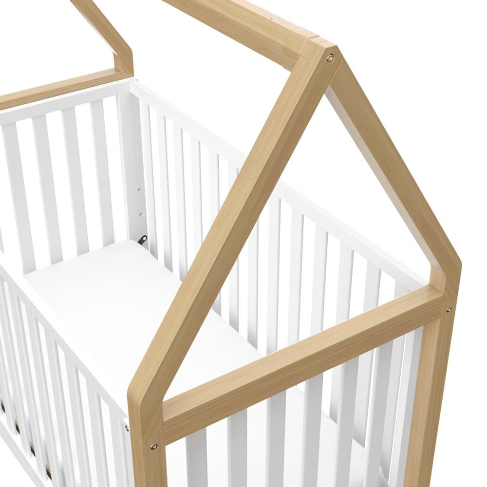 Storkcraft Storkcraft Orchard 5 In 1 Convertible Canopy Crib White