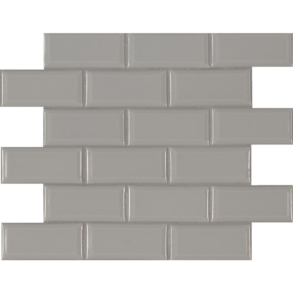 Msi Gray Bevel 11 47 In X 63 6 Mm Glazed Ceramic Mesh Mounted Mosaic Tile 13 35 Sq Ft Case Msi Gray Bevel 11 47 In X 63 6 Mm Glazed Ceramic Mesh Mounted Mosaic Tile 13 35 Sq Ft Case