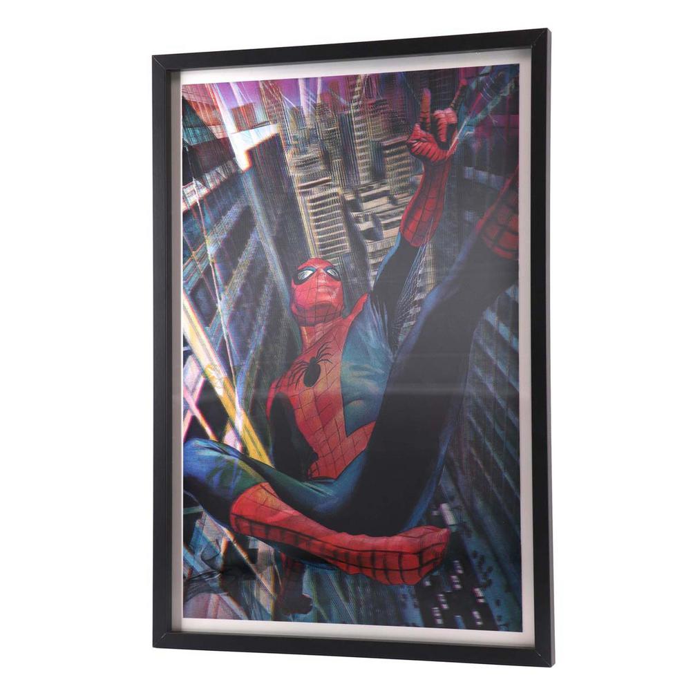 Marvel 28 In X 19 Spider Man By Alex Ross Printed Framed Marvel 28 In X 19 Spider Man By Alex Ross
