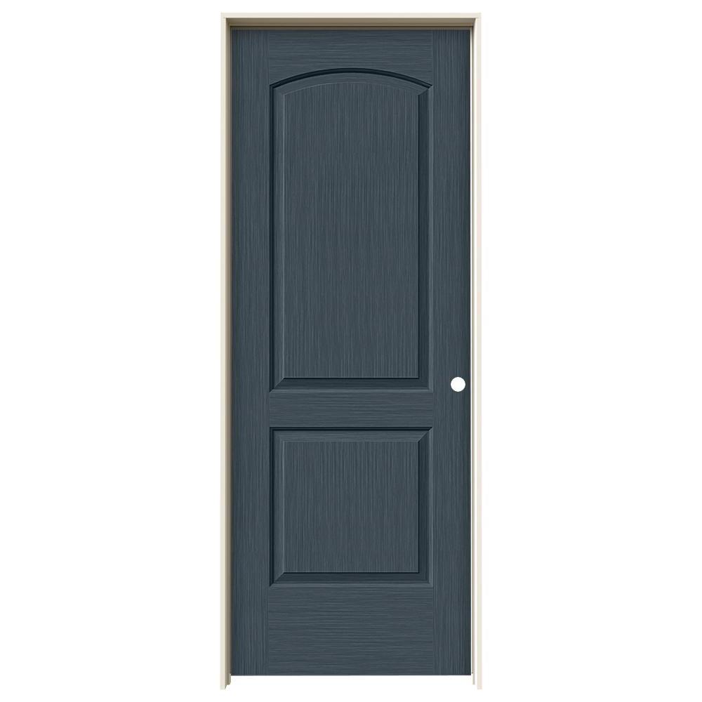 Jeld Wen 30 In X 80 In Continental Denim Stain Left Hand Solid