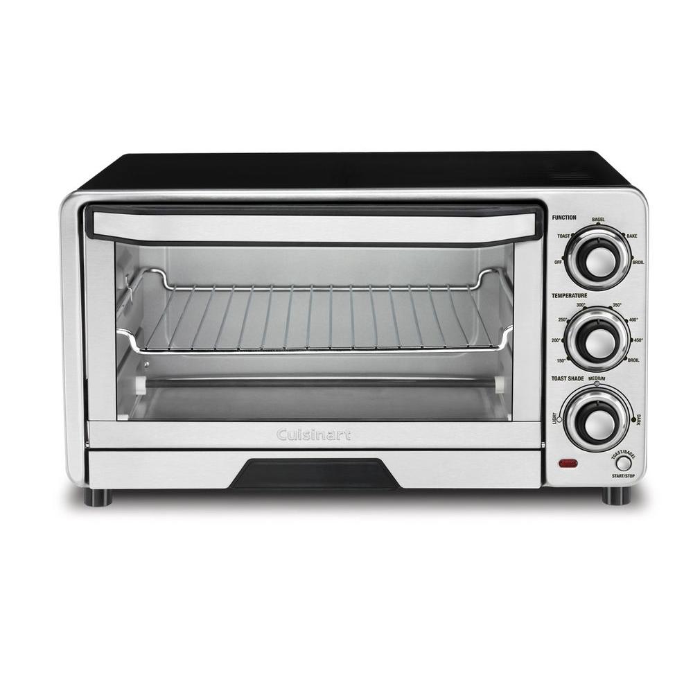 Cuisinart 1500 W 6-Slice Stainless Steel Toaster Oven with Broiler TOB-60N1