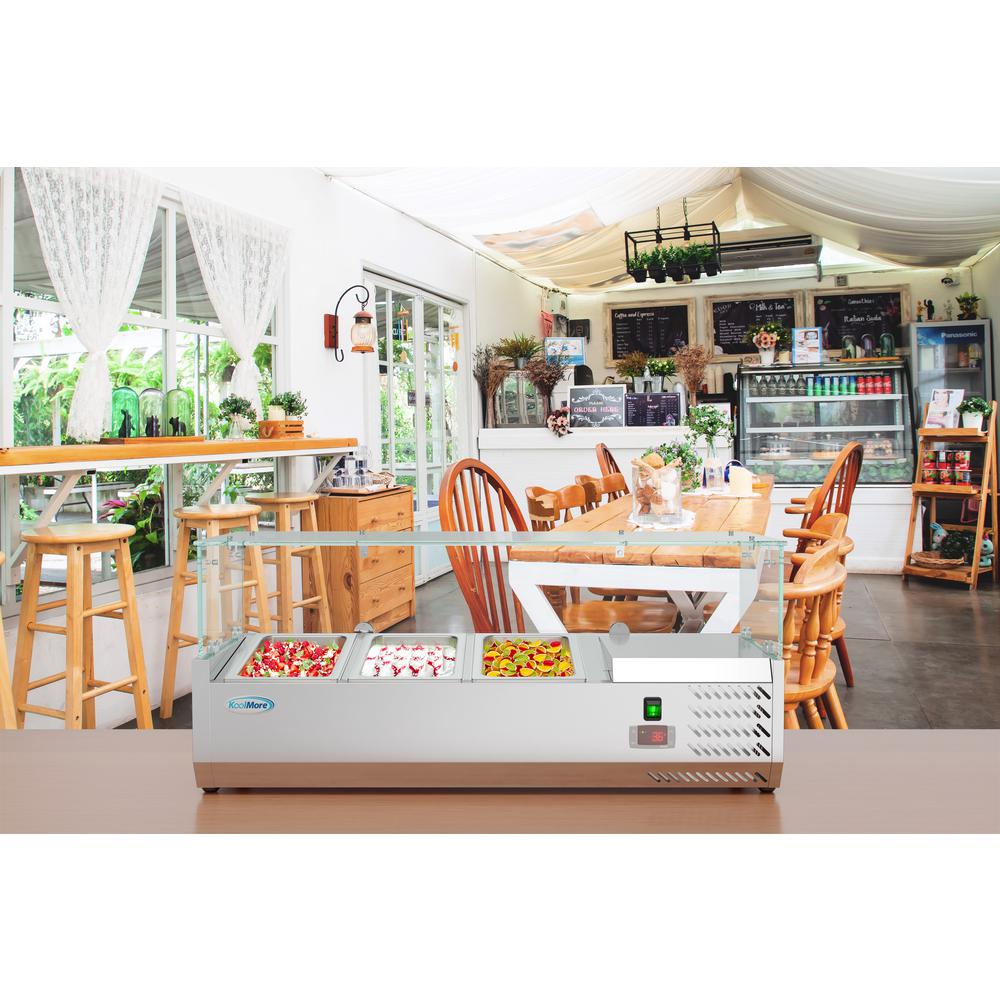 Koolmore 40 in. W 1 cu. ft. Commercial Countertop Refrigerator