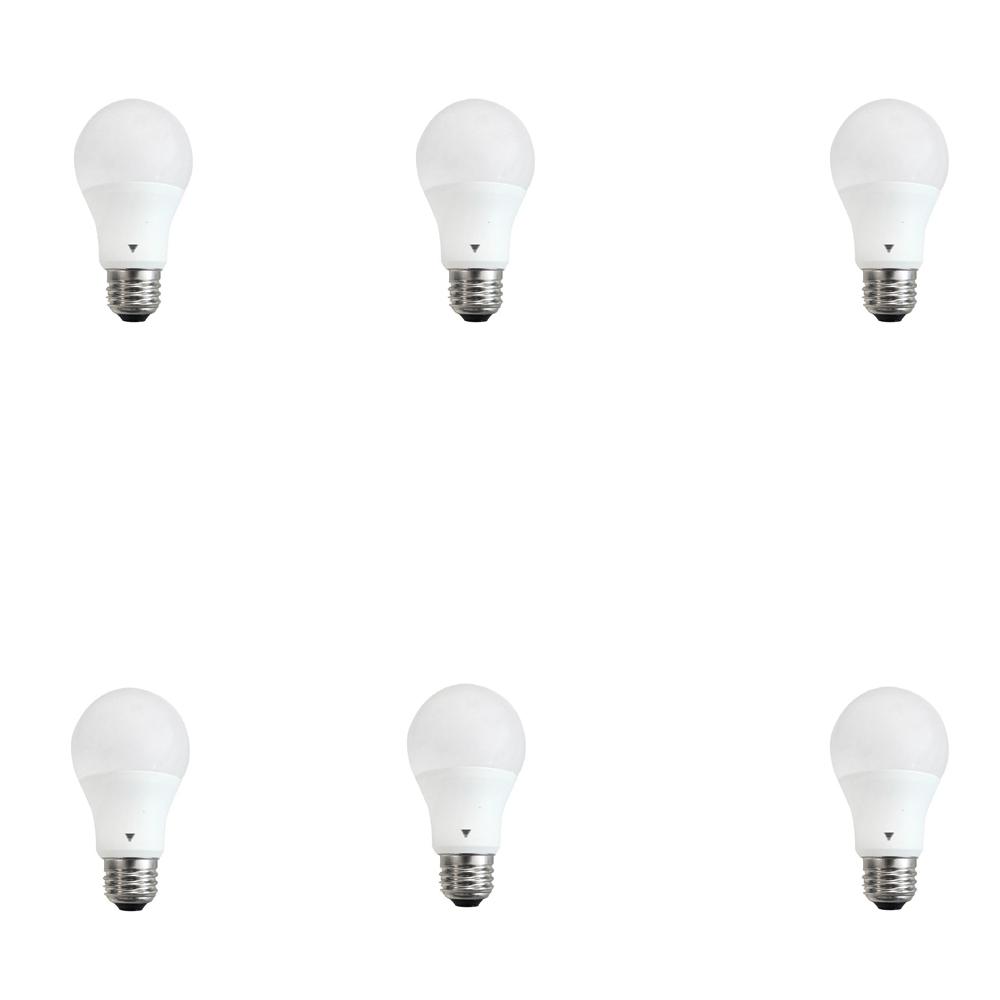 Triglow 60 Watt Equivalent A19 E26 Base 800 Lumens Led Light Bulb 60 Watt Equivalent A19 E26 Base 800 Lumens Led Light Bulb Daylight 6 Pack