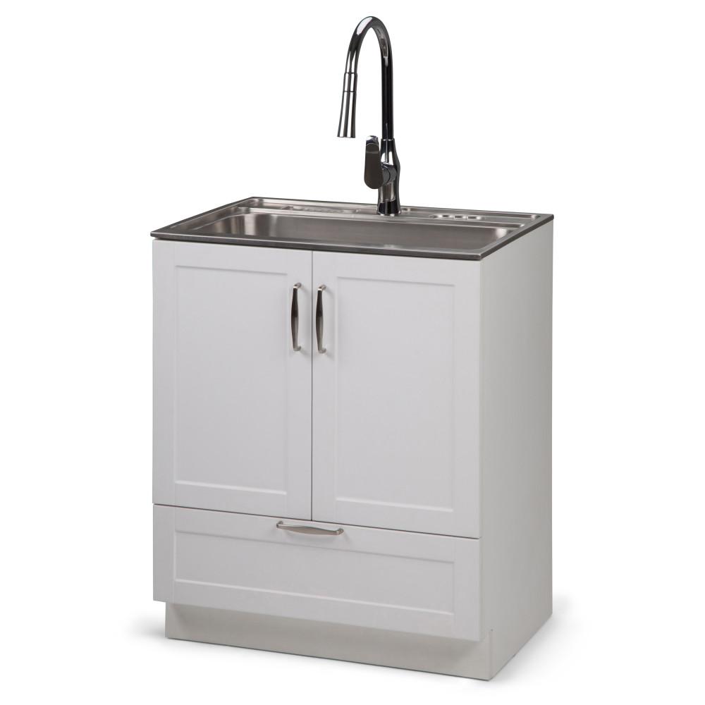 Laundry Sinks At Home Depot : Glacier Bay All In One Laundry Sink And ...