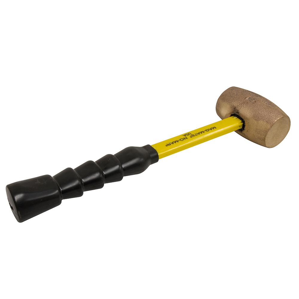 brass tools mar lbs fiberglass hammer diameter handle face