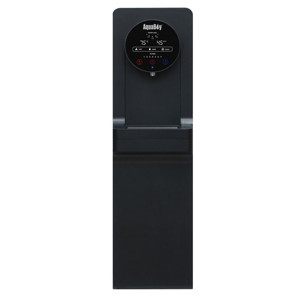 Aquverse Hot Cold Bottleless Water Cooler A6500 K The Home Depot Pro Ii Water Cooler Dispenser Air To Generator In Black Stainless Steel