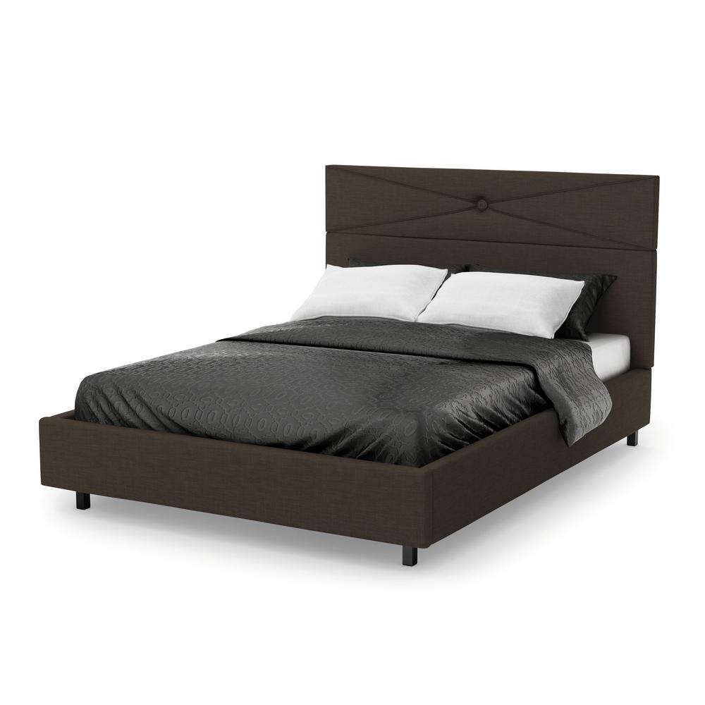 Diamond Dark Brown Grey Polyester Full Size Bed 14505 54 37hc The Diamond Dark Brown Grey Polyester Full Size Bed 14505 54 37hc The Home Depot