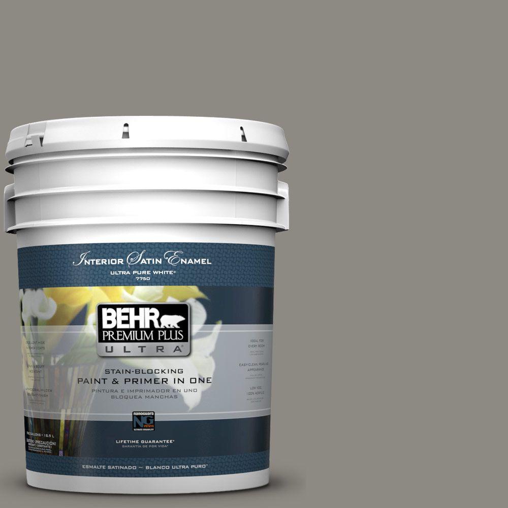 BEHR Premium Plus Ultra 5gal. BXC55 Concrete Sidewalk Satin Enamel