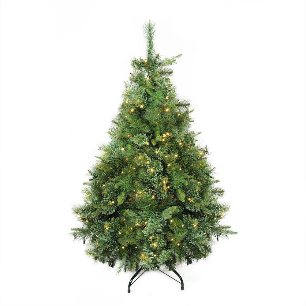 Northlight 6 ft. x 10 in. Unlit Pine with Red Balls Poinsettias Gold