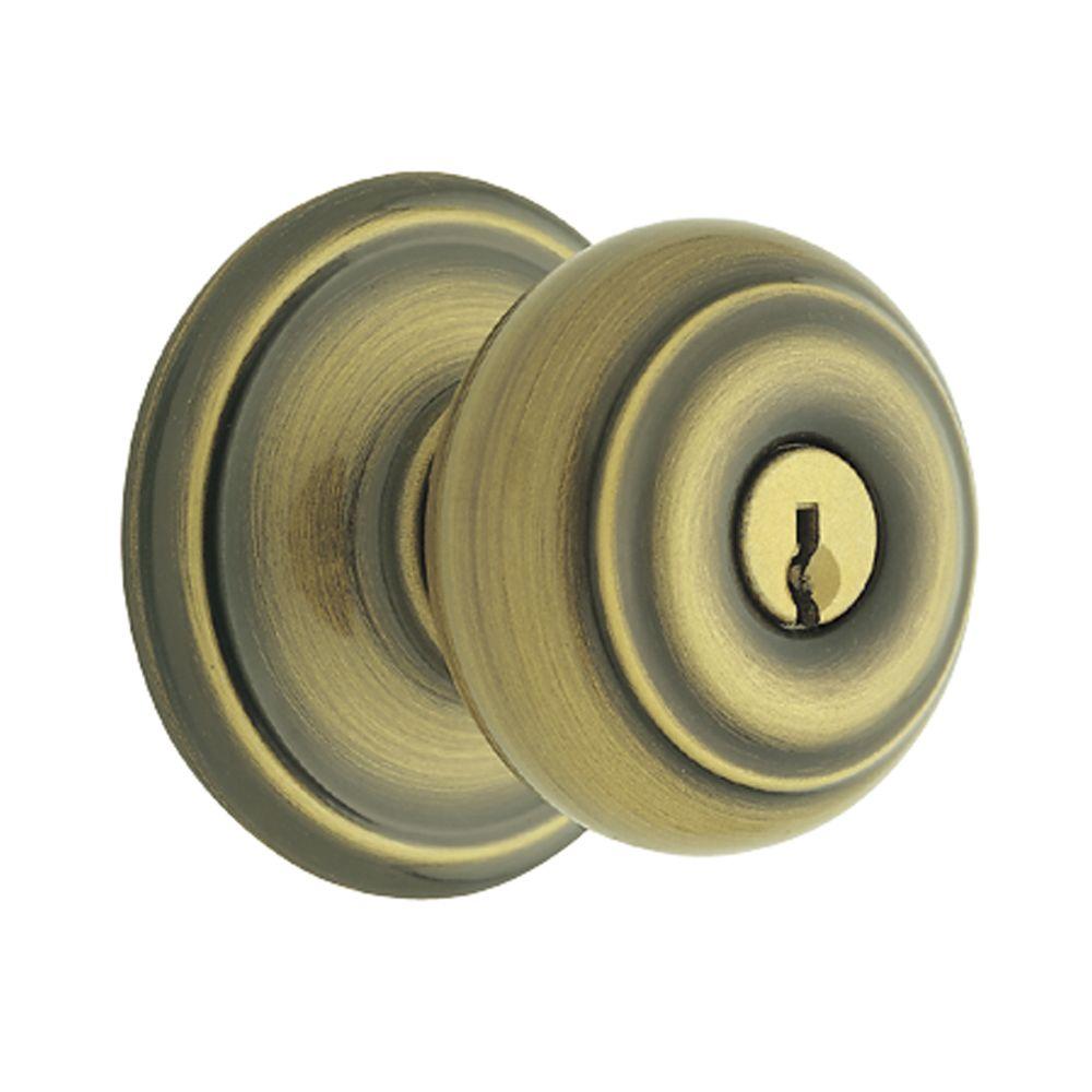 schlage entry door brass antique georgian knob keyed geo f51 pack aged bronze brookshire matte homedepot hover zoom depot
