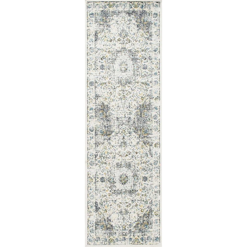 nuLOOM Verona Vintage Persian Gray 3 ft. x 10 ft. Runner-RZBD07B-26010