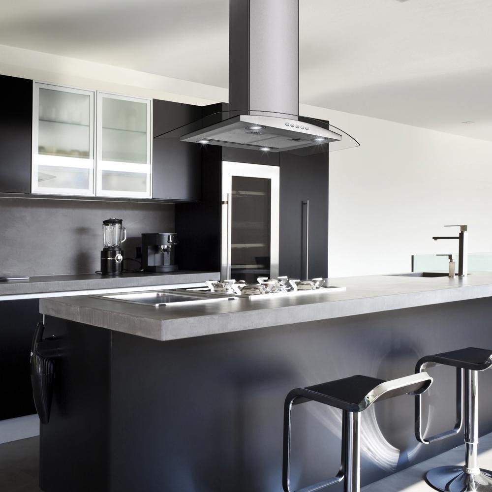 New 30 Modern European Design Stainless Steel Glass Range Hood Kitchen Home Use Range Hoods Home Garden Worldenergy Ae
