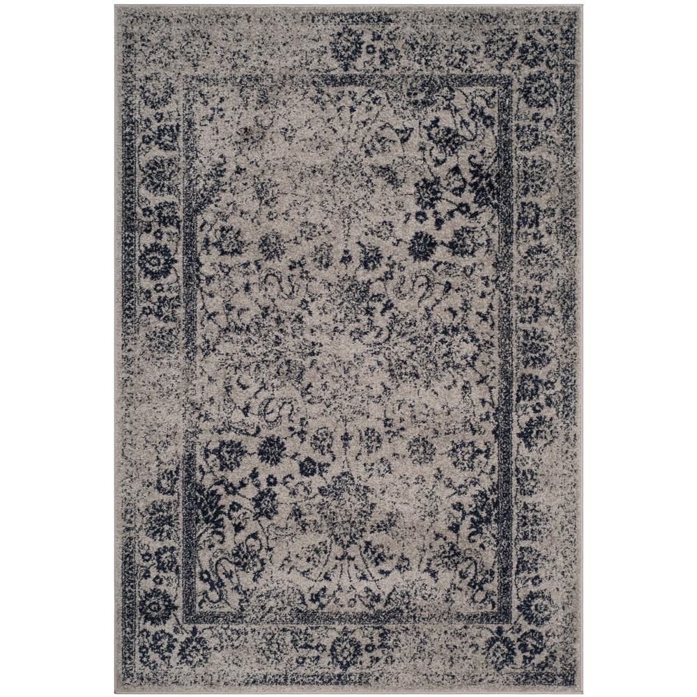 Safavieh Adirondack Gray Navy 4 Ft X 6 Area Rug Adr109p The Adirondack Gray Navy 4 Ft X 6 Area Rug