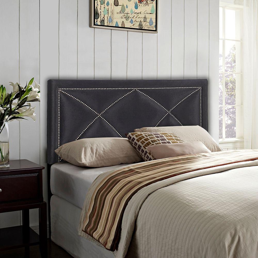 PRI Black King Headboard-DS-2533-270-208 - The Home Depot