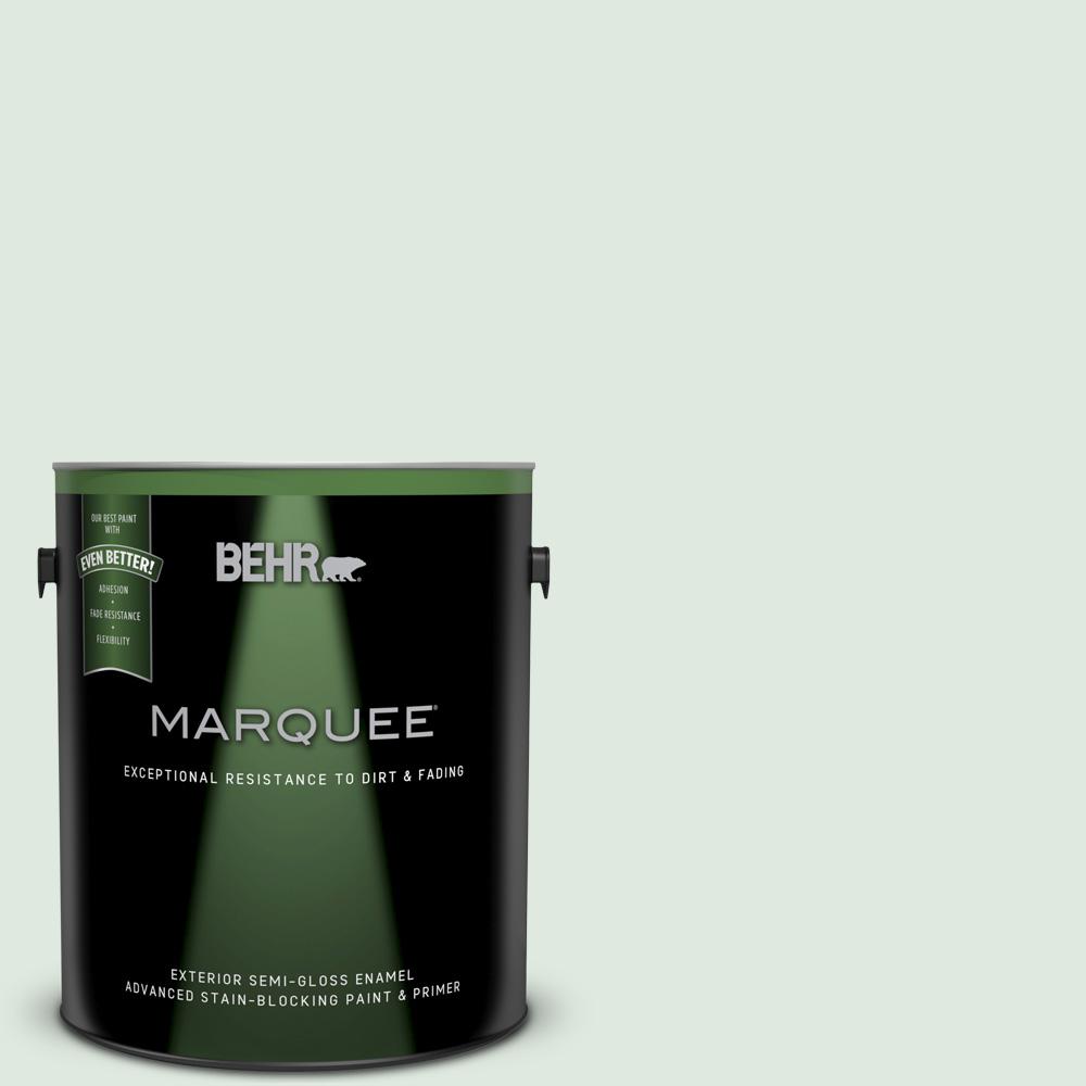 BEHR MARQUEE 1gal. 440E1 Relaxing Green SemiGloss Enamel Exterior