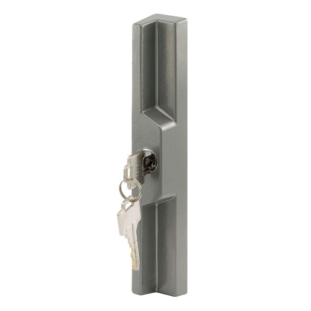 Prime Line Gray Universal Sliding Door Outside Pull With Key E