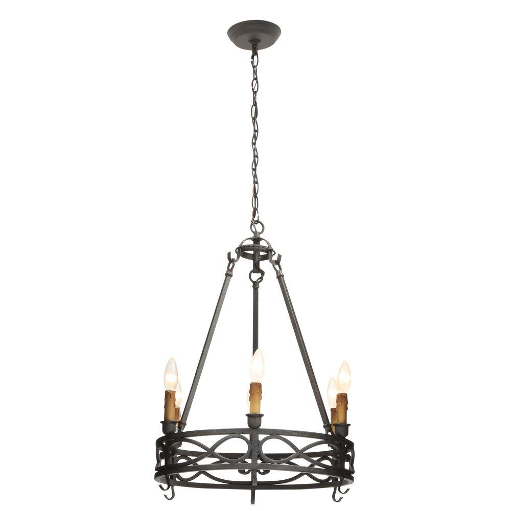 World Imports 6 Light Textured Rust Smallest Chandelier Wi8002085 - World Imports Chandelier World Imports 6 Light Textured Rust Smallest Chandelier Wi8002085 - World Imports Chandelier