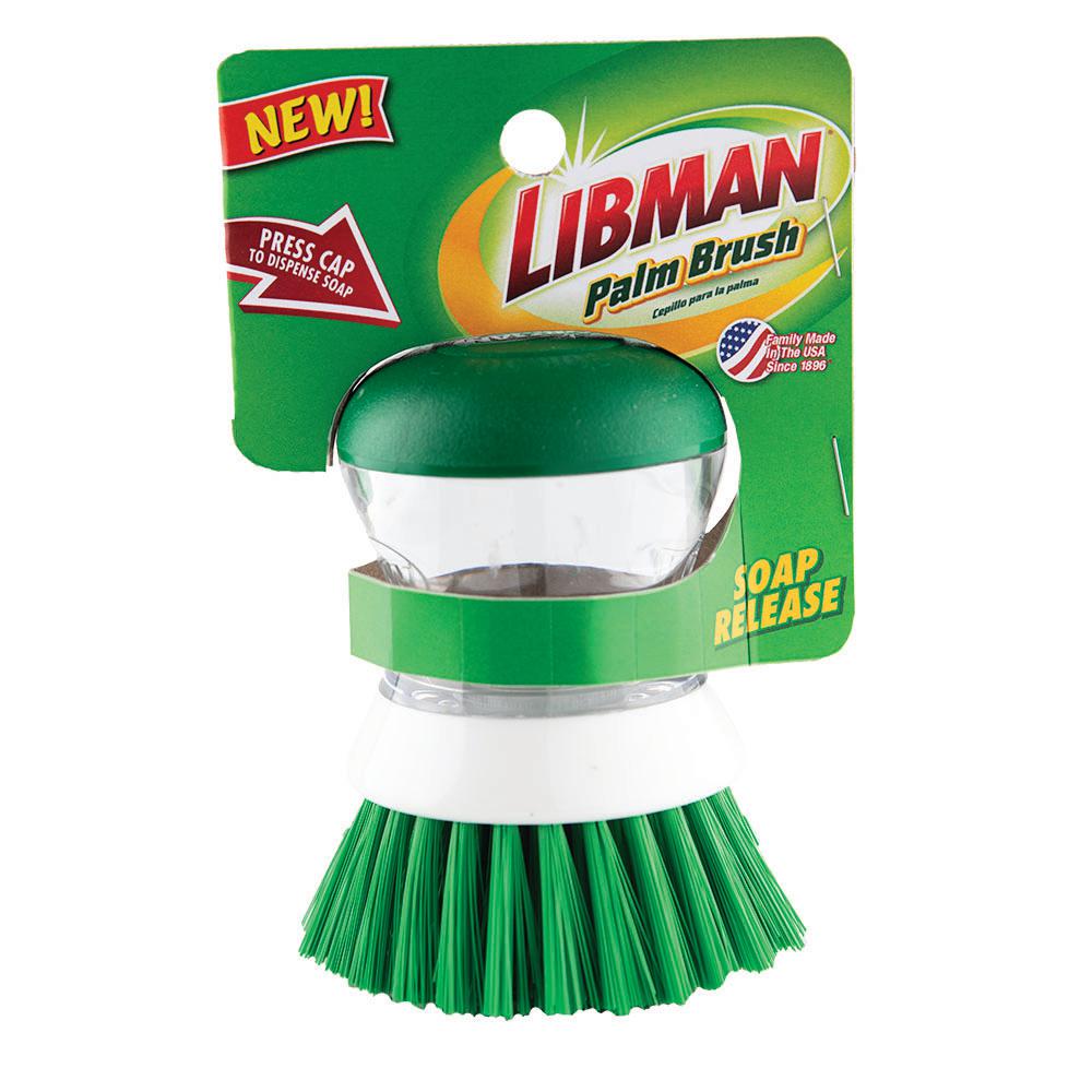 Libman Dishwashing Palm Brush 1278 The Home Depot   Libman Bottle Dish Brushes 1278 64 1000 