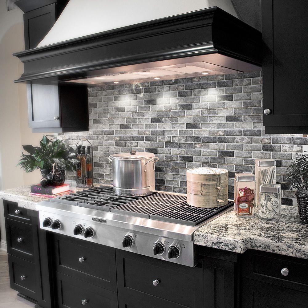 Gray Tile Backsplashes Tile The Home Depot