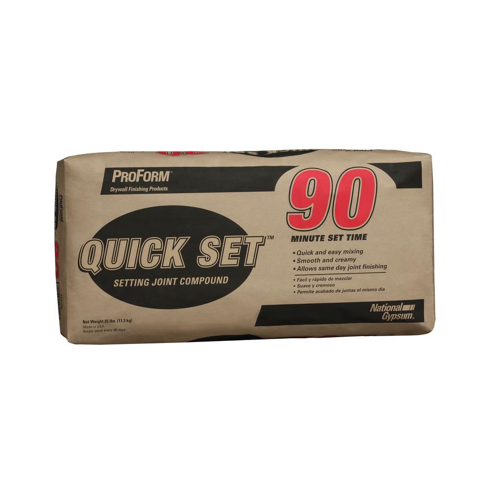 QuickSet 25 lb. (90Minute) SettingType Joint Compound152624 The Home Depot