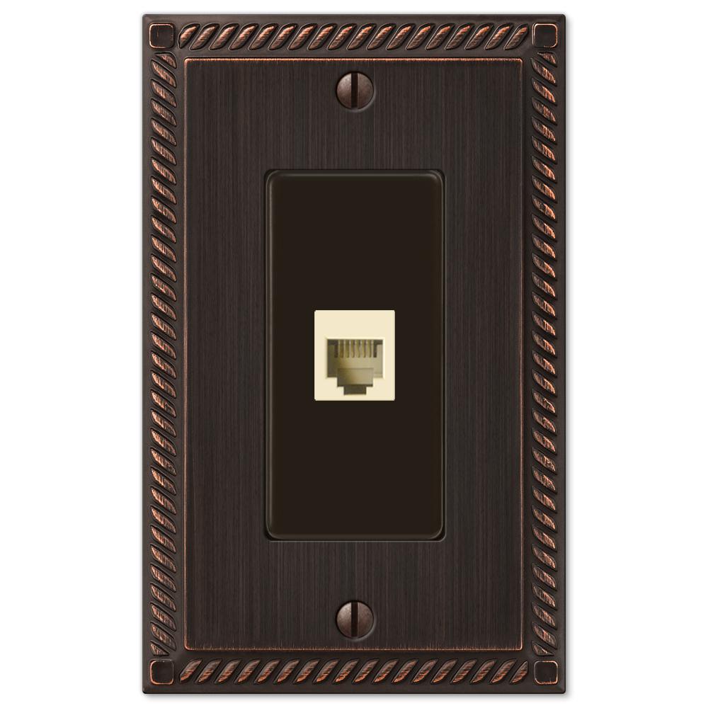 Amerelle Phone & Data Wall Plates Wall Plates The Home Depot