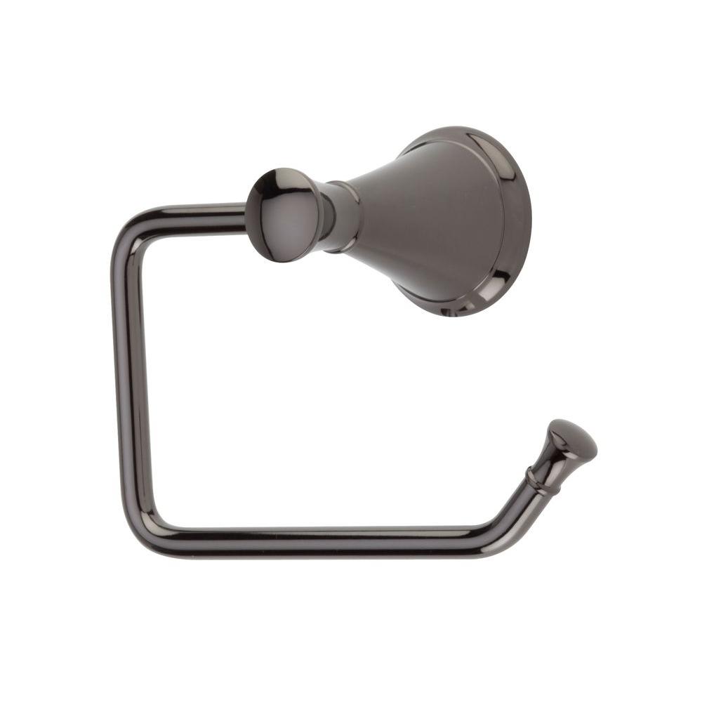Pfister Pasadena Single Post Toilet Paper Holder in Midnight ChromeBPH