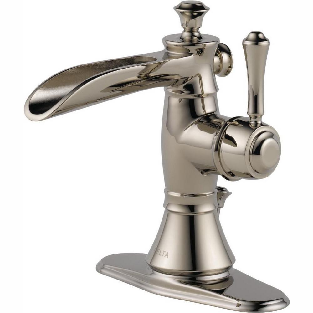 Delta Cassidy Single Hole Single Handle Open Channel Spout