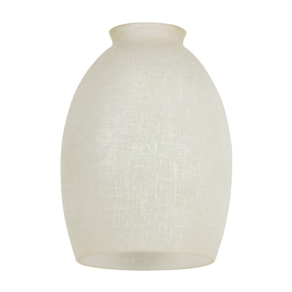 Westinghouse 6 1 4 In Hand Blown Devonshire Linen Glass Shade With 2 1 4 In Fitter And 4 1 2 In Width