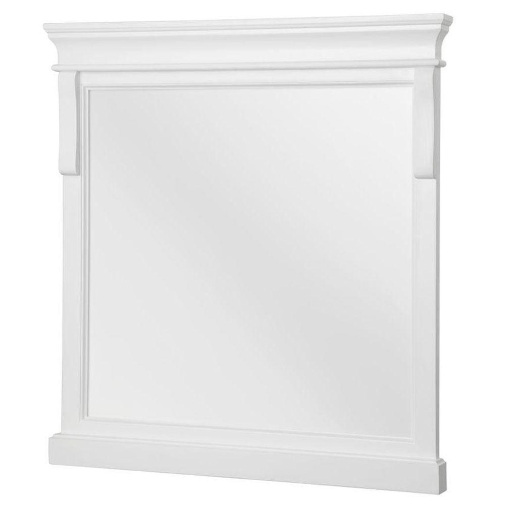 Home Decorators Collection Naples 30 in. x 32 in. Framed Wall Mirror in
