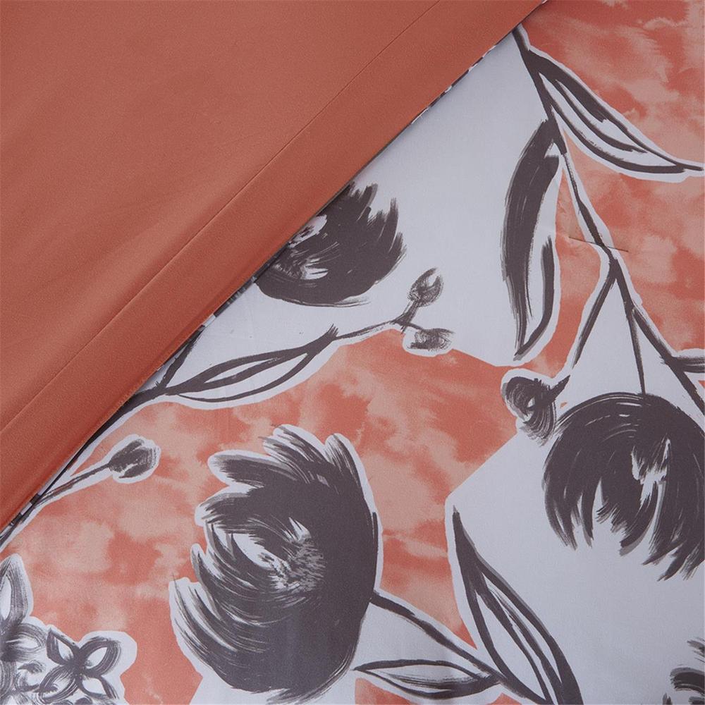 Intelligent Design Lily 4 Piece Coral Twin Comforter Set Id10 731