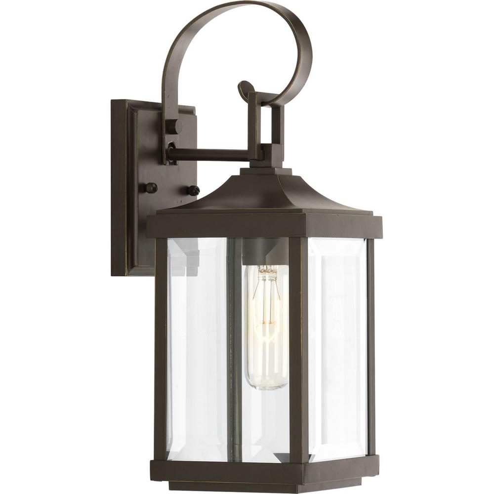 Gibbes Street Collection 1 Light Antique Bronze 15 In Outdoor Wall Lantern Gibbes Street Collection 1 Light Antique Bronze 15 In Outdoor Wall Lantern
