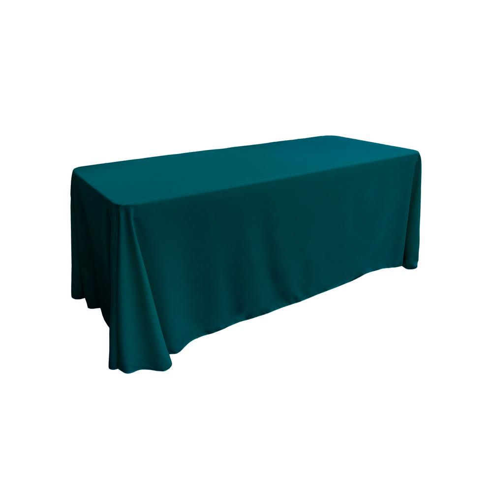 teal tablecloth rectangle