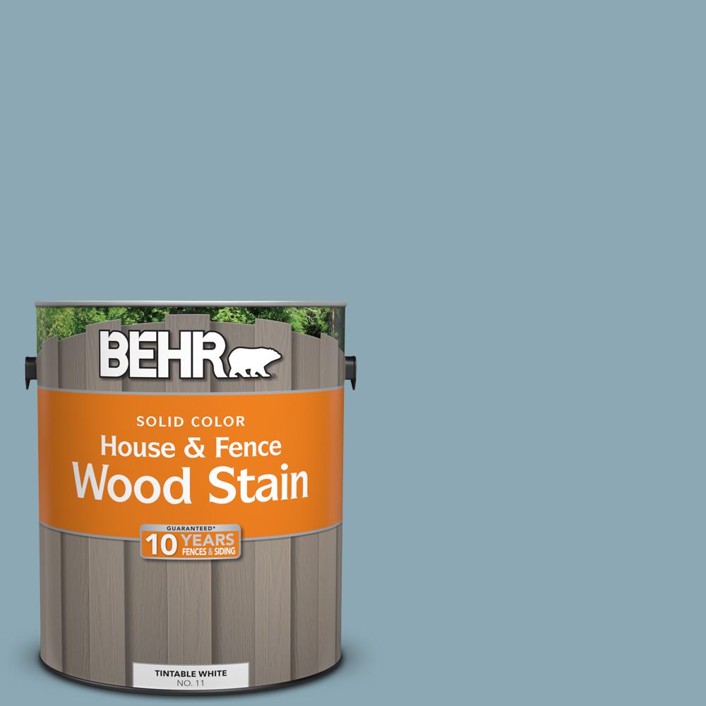 Behr 1 Gal 530f 4 Newport Blue Solid Color House And Fence 530f 4 Newport Blue Solid Color House And Fence Exterior Wood Stain