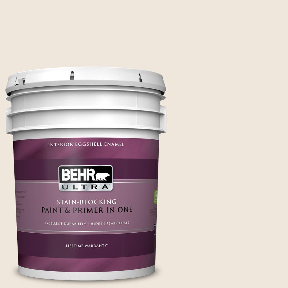 BEHR ULTRA 5 gal. #OR-W12 Mourning Dove Eggshell Enamel Interior Paint ...